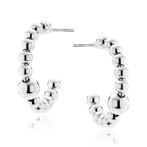 Cercei argint semicerc cu bilute DiAmanti Z2191ER-DIA (Argint 925‰ 1,7 g.) Cercei argint semicerc cu bilute DiAmanti Z2191ER-DIA (Argint 925‰ 1,7 g.)